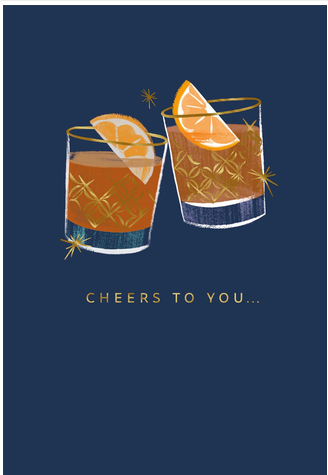Cheers to You Male Birthday Card