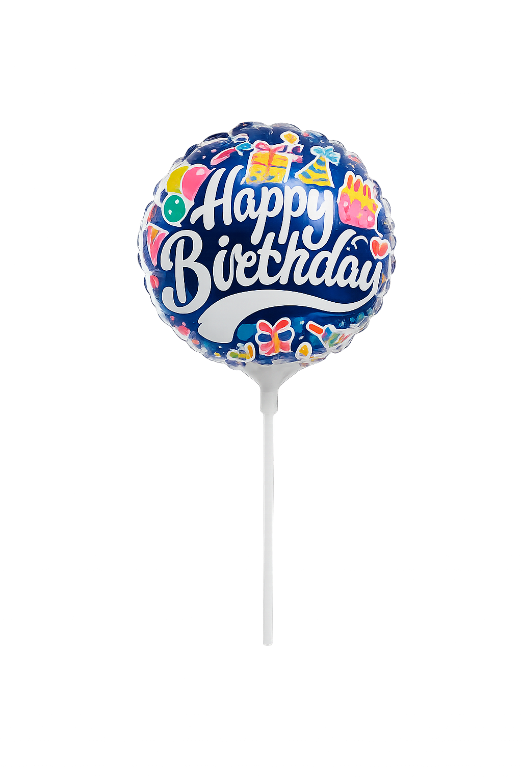 Happy Birthday Round 9" Foil Balloon