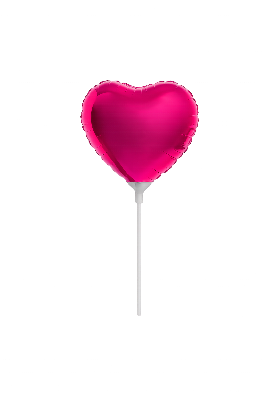 Heart Hot Pink 9" Foil Balloon